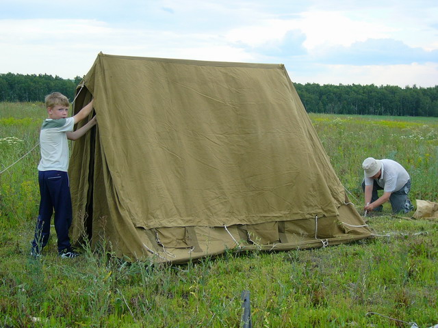 палатка готова